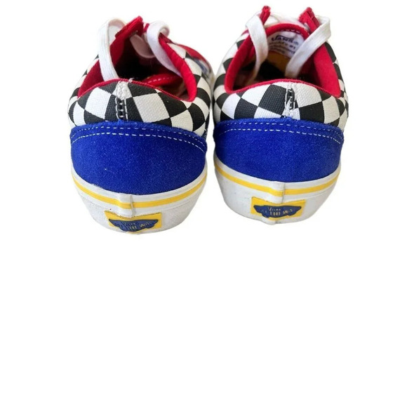 VANS Old Skool Pro x Brighton Zeuner Red Checker Blue Men’s Size 6 Women 8.5-9 - Picture 10 of 12